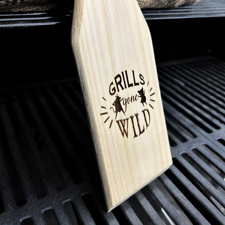 Personalized BBQ Grill Scraper, "Grills Gone Wild"