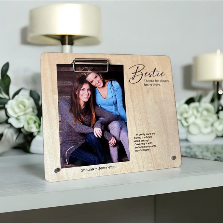 Custom Bestie Photo Frame