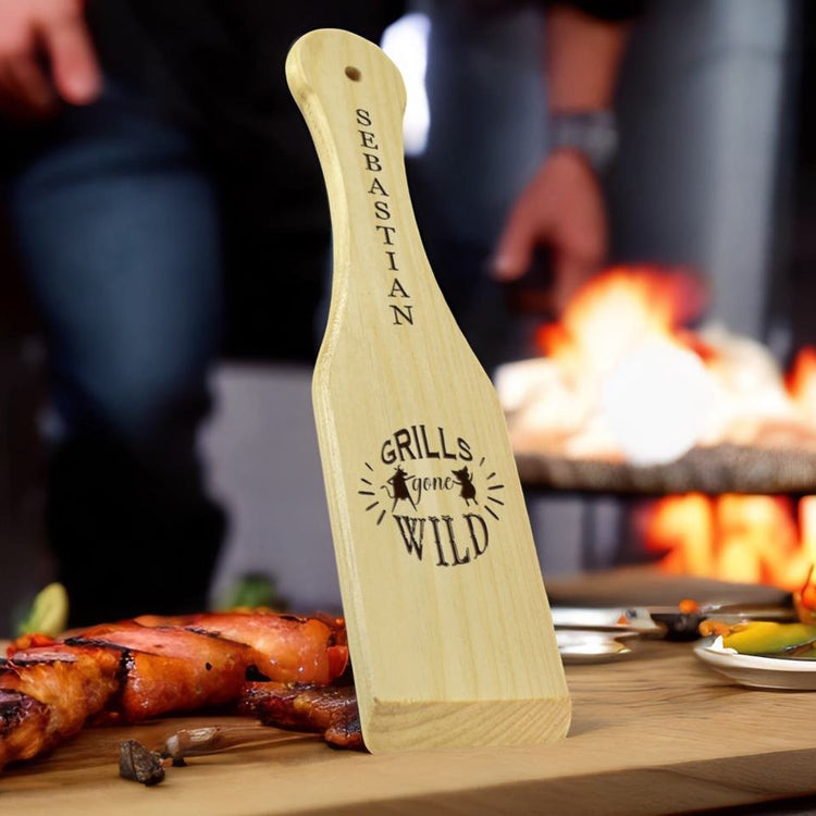 Personalized BBQ Grill Scraper, "Grills Gone Wild"