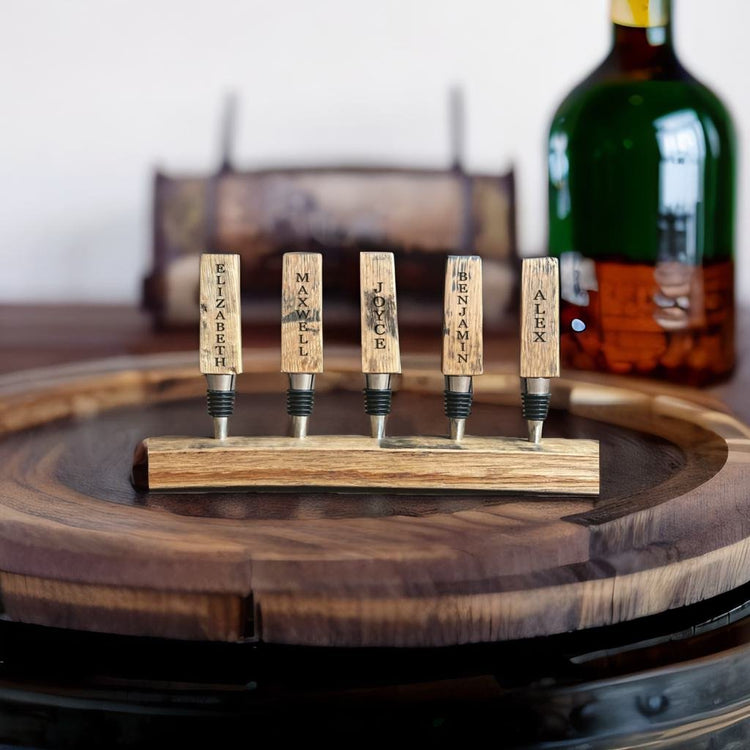 Custom Bottle Stoppers, Bourbon Barrel