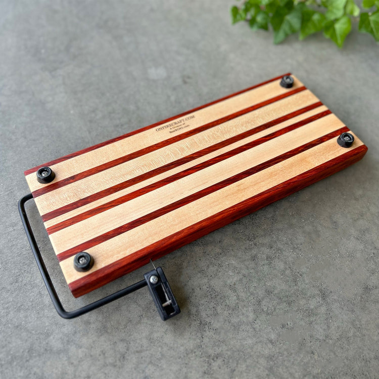 Small Charcuterie Board with Built-in Cheese Slicer