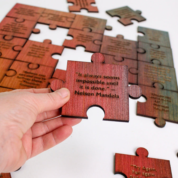 Positive Affirmations Wooden Jigsaw Puzzle