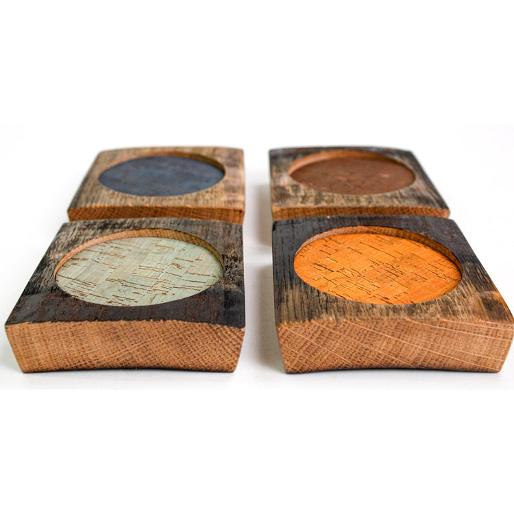 Bourbon Barrel Coaster, Set of 4