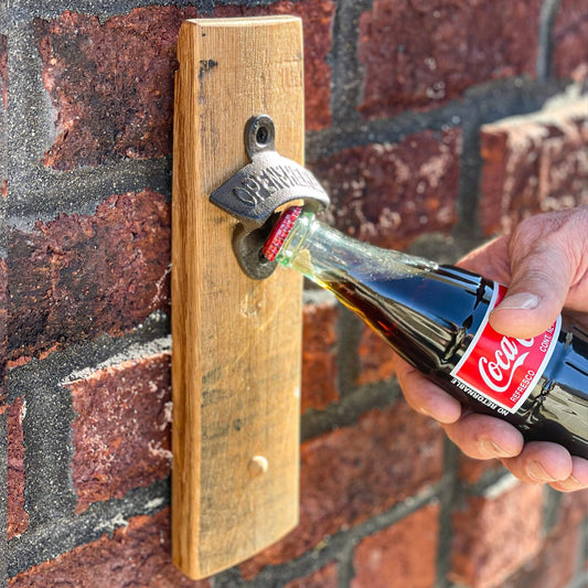 Wall mounted Bottle Opener, Unique Bourbon Gifts