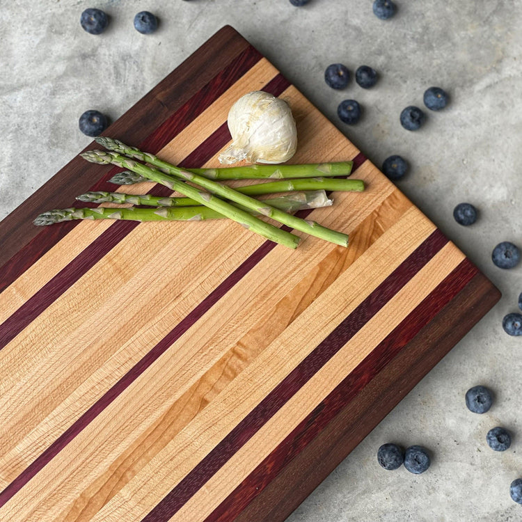 Large Exotic Wood Cutting Board