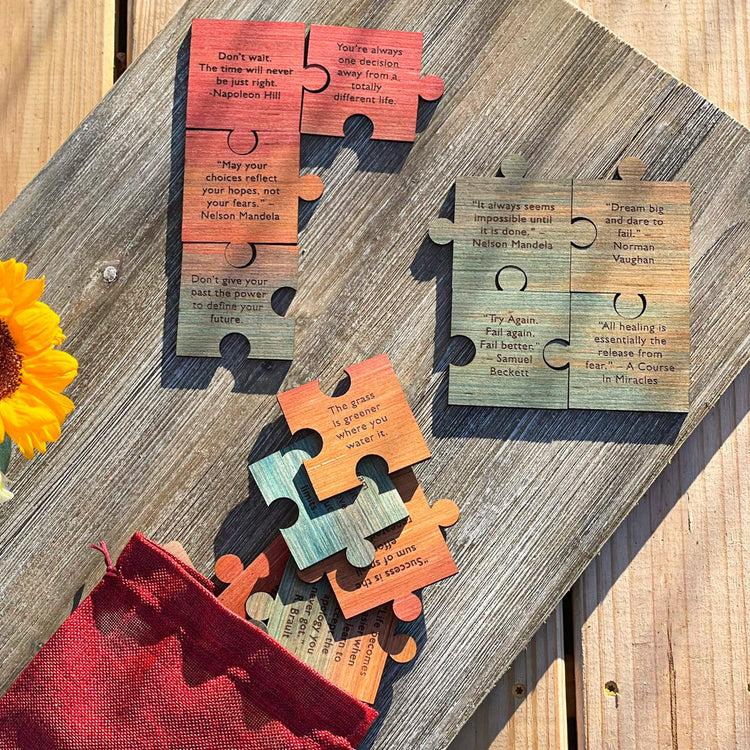 Positive Affirmations Wooden Jigsaw Puzzle