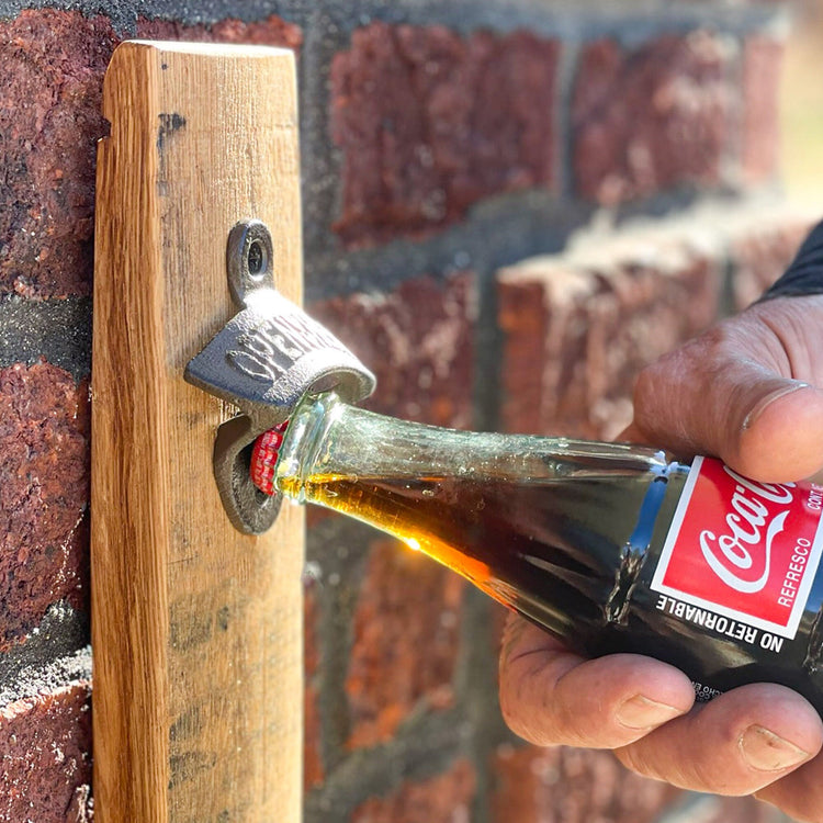 Wall mounted Bottle Opener, Unique Bourbon Gifts