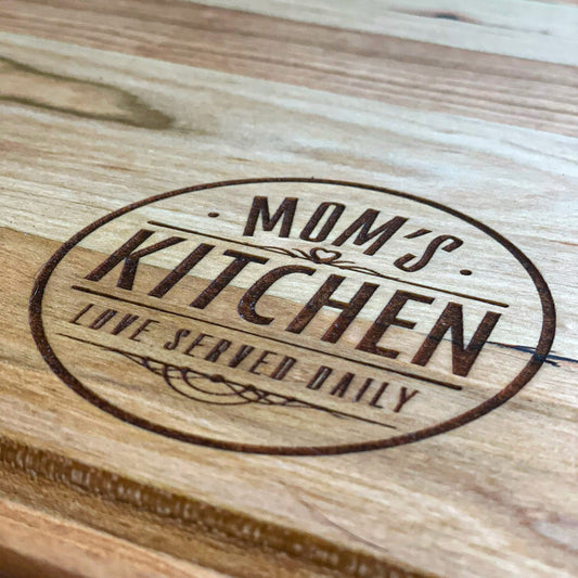 Custom Engraved Cutting Board, Cherry Wood