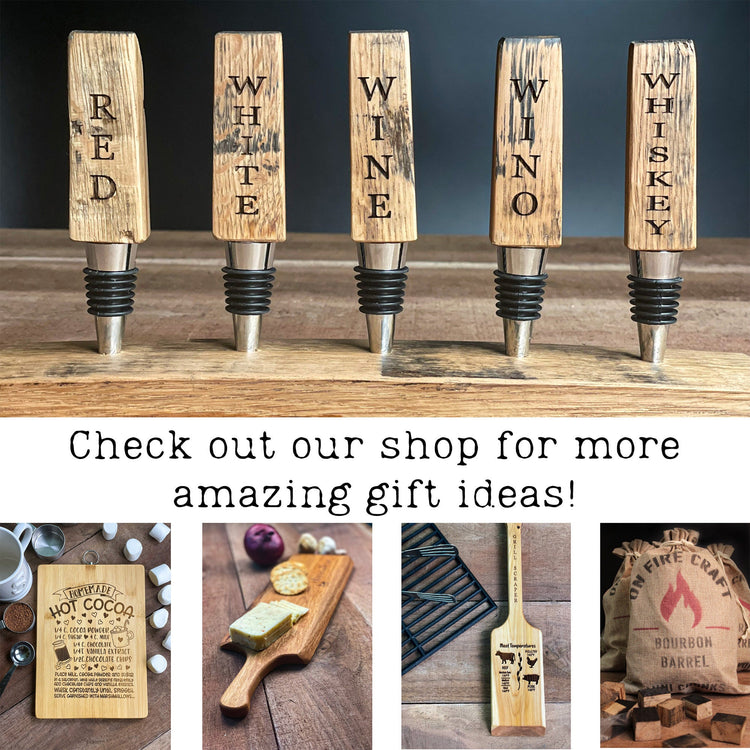 Custom Bottle Stoppers, Bourbon Barrel