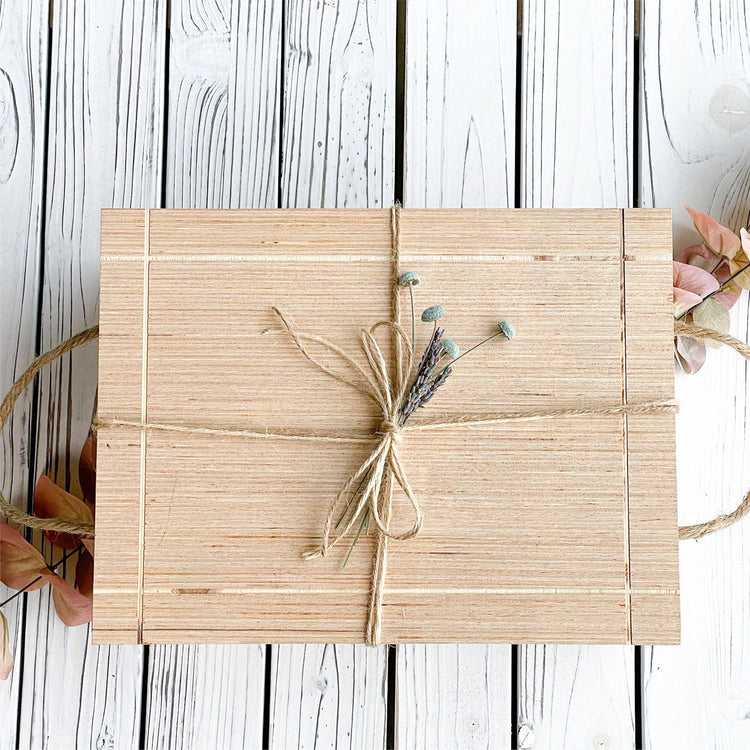 Personalized Wood Handcrafted Gift Box, 16x10x6"