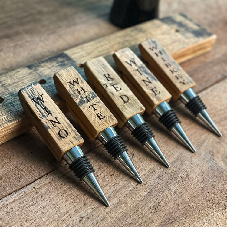 Custom Bottle Stoppers, Bourbon Barrel