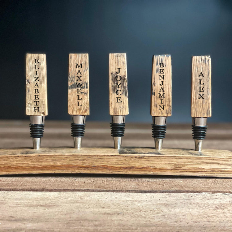 Custom Bottle Stoppers, Bourbon Barrel