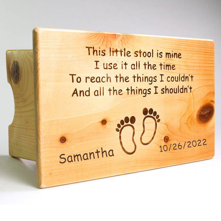 Toddler Step Stool, Personalized